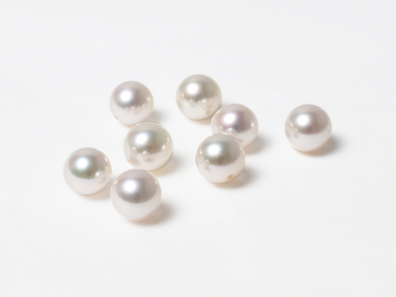 A 7.5mm珠 片穴 白